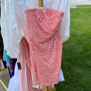 Pink lace, hits above the knee. Size 4, Great condition. wedding guest, Easter…